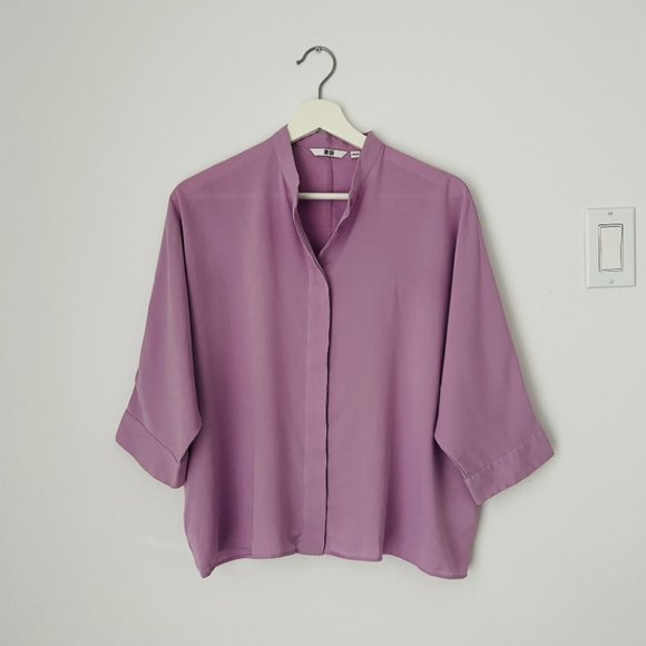 Uniqlo - NWOT Sleeve Blouse - Picture 1 of 4